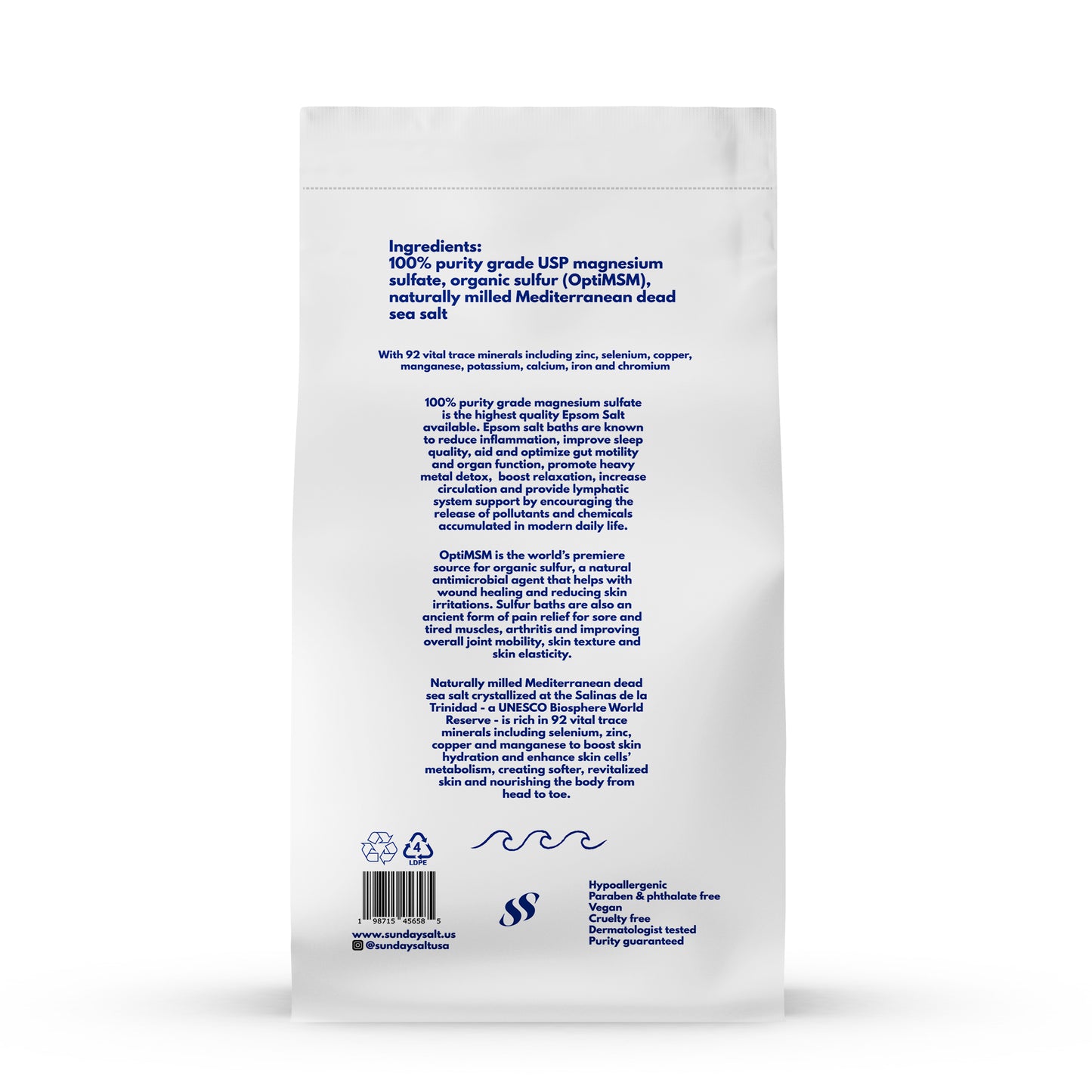 Mineral Epsom Salt with OptiMSM